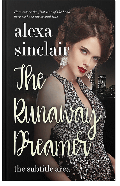 Front view of Soft Amber #17203 - Premade Romance Book Cover