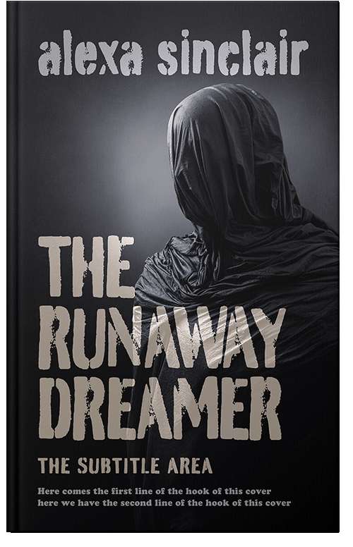 Front view of Premade Mystery & Thriller & Suspense Book Cover - Cloudy