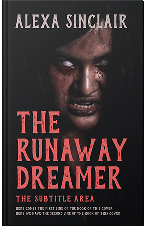 Pre Made Book Cover New York Pink