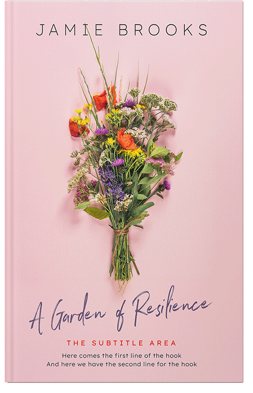 Front view of Azalea #17248 - Premade Abstract Book Cover