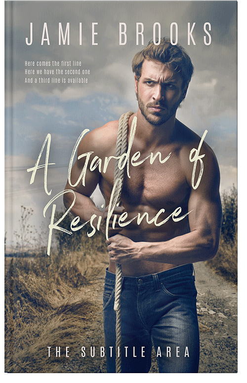 Front view of Natural Gray #17252 - Premade Western Book Cover