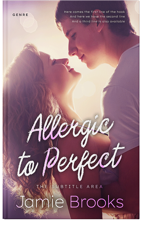 Front view of Cannon Pink #17254 - Premade Romance Book Cover