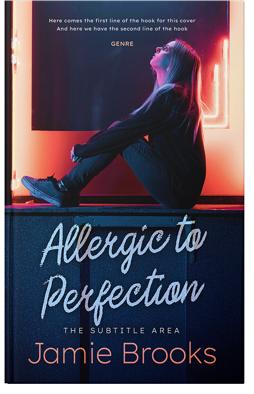 Front view of Petite Orchid #17256 - Premade Teen & Young Adult Book Cover