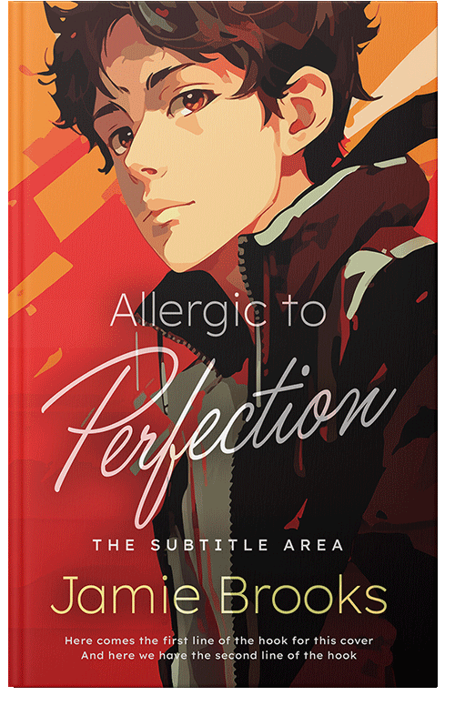 Front view of Night Rider #17261 - Premade Teen & Young Adult Book Cover