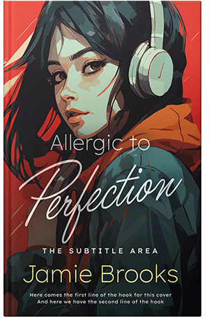 Pre Made Book Cover Old Rose