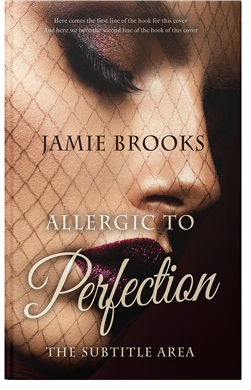 Front view of Tan #17279 - Premade Literary Fiction Book Cover