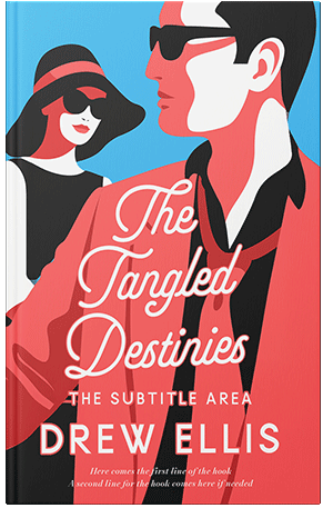 Pre Made Book Cover Carnation