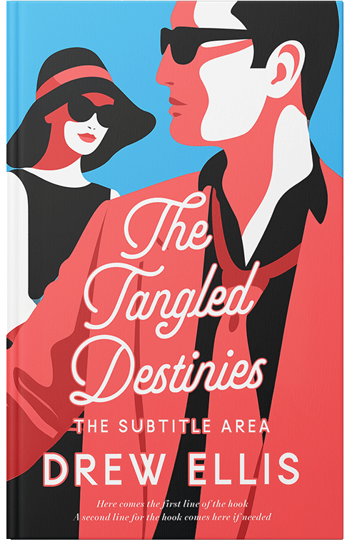 Front view of Carnation #17293 - Premade Mystery & Thriller & Suspense Book Cover