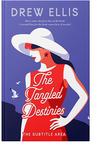 Pre Made Book Cover Burnt Sienna