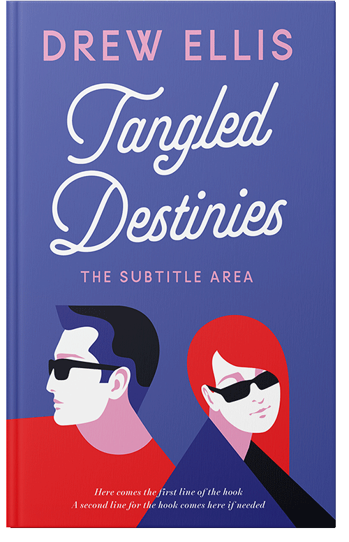 Front view of Premade Chick Lit Book Cover - San Marino