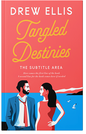 Pre Made Book Cover Carnation