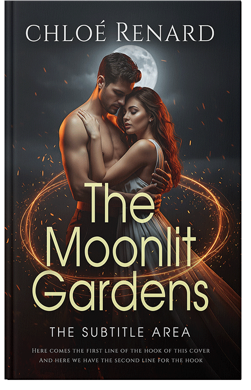 Front view of Premade Romance Book Cover - Cocoa Brown