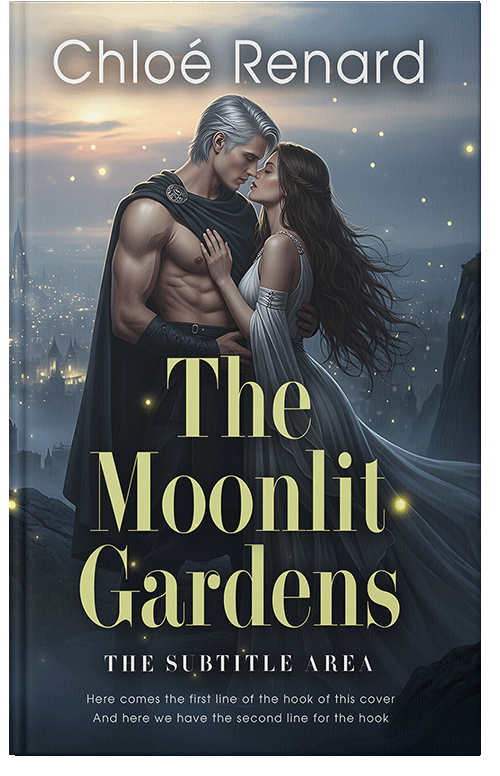 Front view of Premade Romance Book Cover - Shark