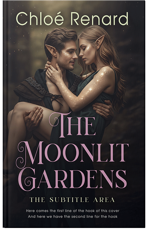 Front view of Cod Gray #17315 - Premade Romance Book Cover