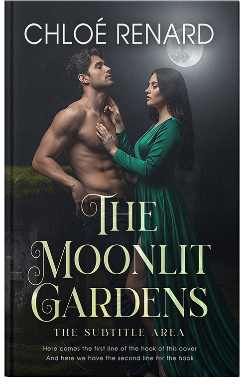 Front view of Bunker #17320 - Premade Romance Book Cover