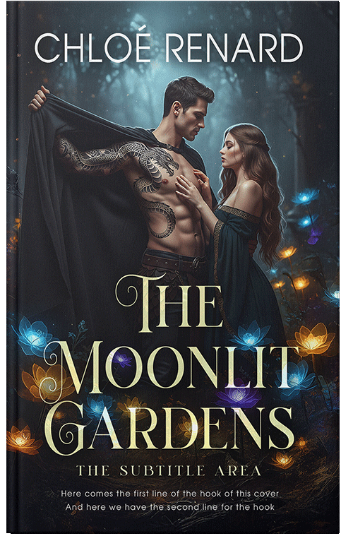 Front view of Shark #17323 - Premade Romance Book Cover