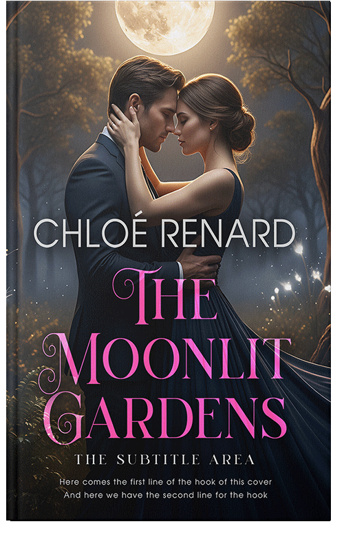 Front view of Shark #17325 - Premade Romance Book Cover