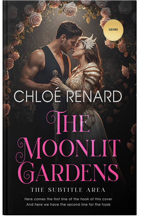 Front view of Puce #17328 - Premade Romance Book Cover