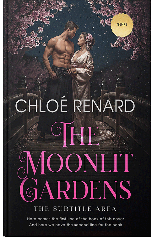 Front view of Woodsmoke #17330 - Premade Romance Book Cover