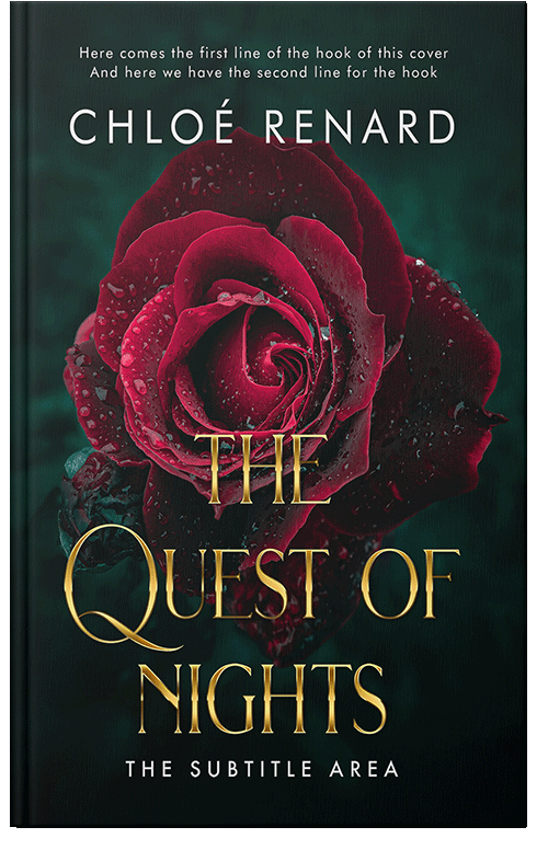 Front view of Premade Romance Book Cover - Cod Gray