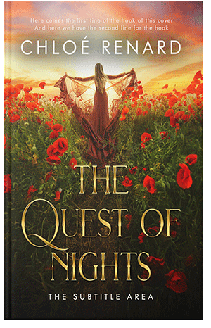 Pre Made Book Cover Harvest Gold