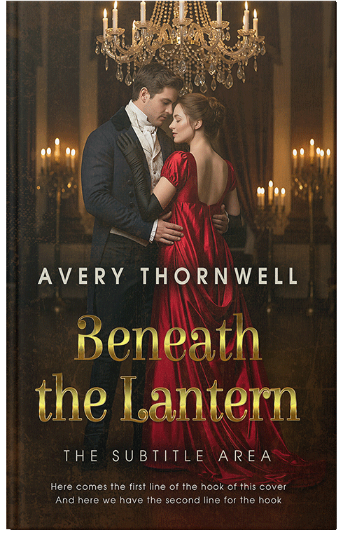 Front view of Premade Romance Book Cover - Sambuca