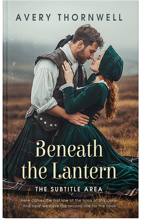 Front view of Moon Mist #17355 - Premade Romance Book Cover