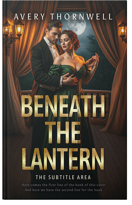 Front view of Zeus #17365 - Premade Romance Book Cover