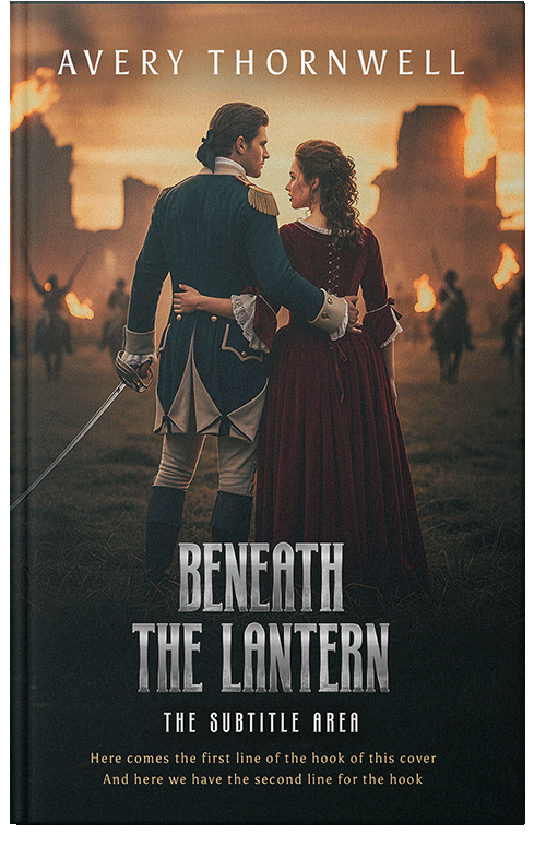 Front view of Premade Romance Book Cover - Twine