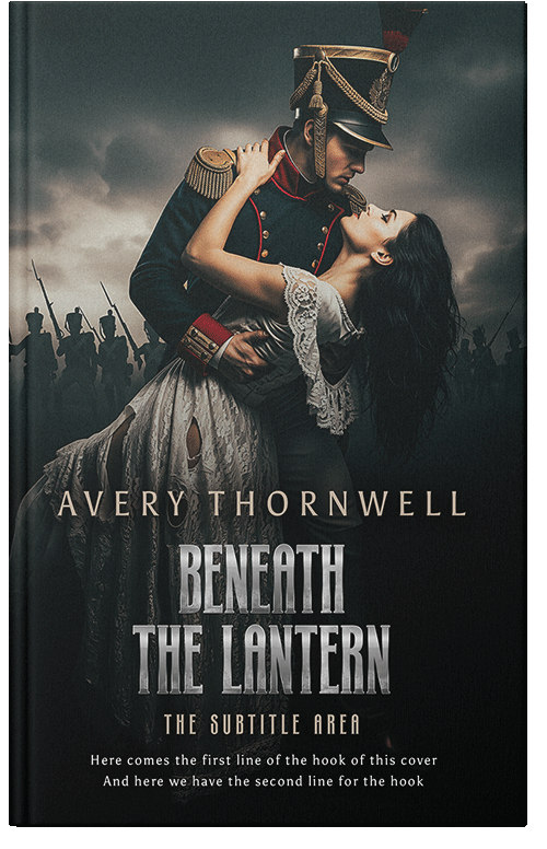 Front view of Napa #17375 - Premade Romance Book Cover