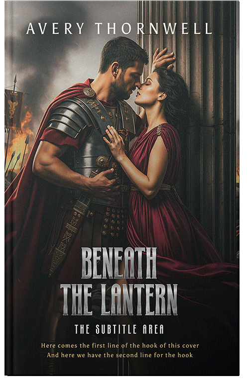 Front view of Premade Romance Book Cover - Zeus