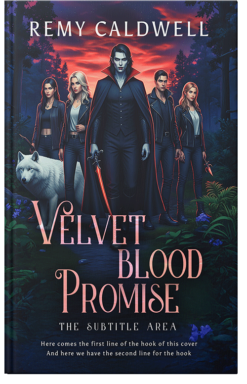 Front view of Mirage #17387 - Premade Fantasy Book Cover