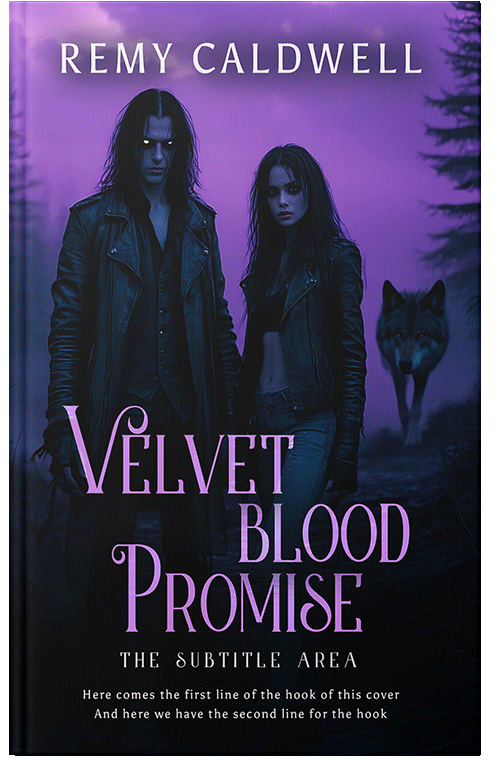 Front view of Amethyst #17388 - Premade Mystery & Thriller & Suspense Book Cover