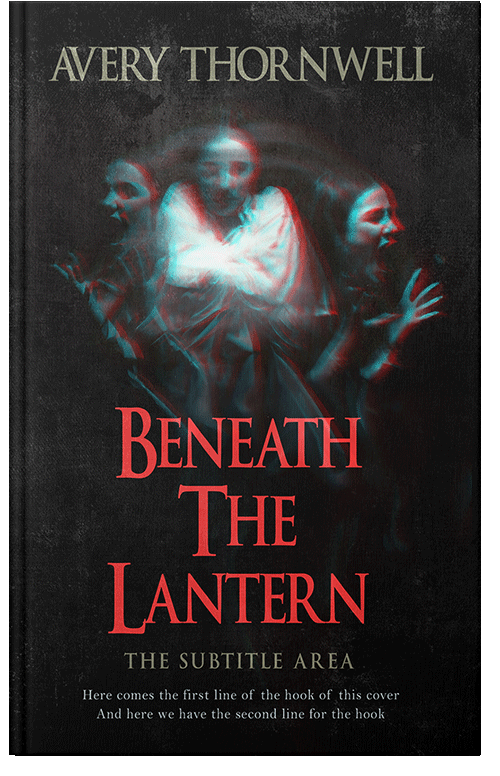 Front view of Cod Gray #17416 - Premade Horror Book Cover