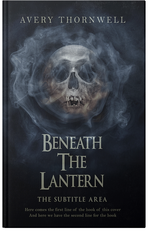 Front view of Mirage #17420 - Premade Horror Book Cover