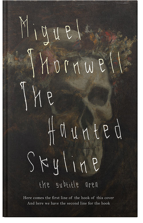 Front view of Zeus #17428 - Premade Horror Book Cover