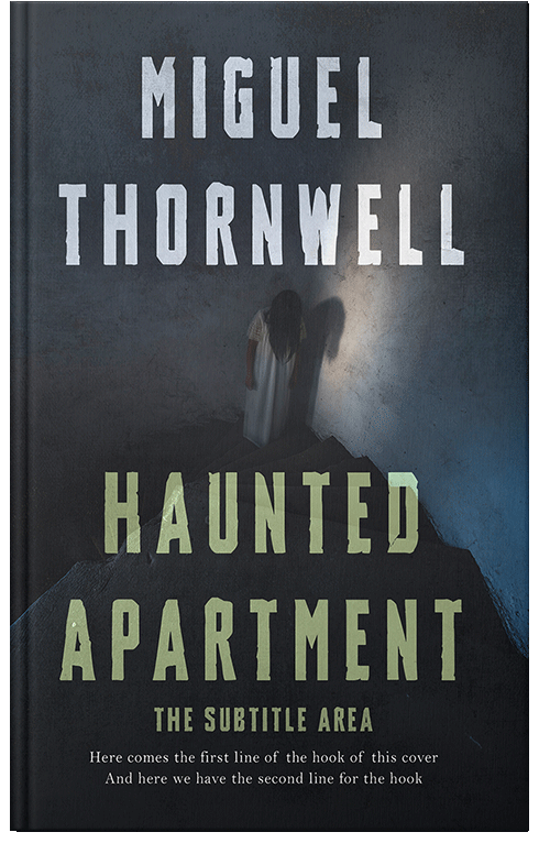 Front view of Shark #17450 - Premade Horror Book Cover