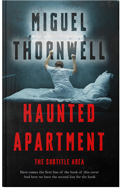 Front view of Old Rose #17461 - Premade Mystery & Thriller & Suspense Book Cover