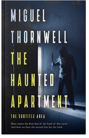 Pre Made Book Cover Ebony