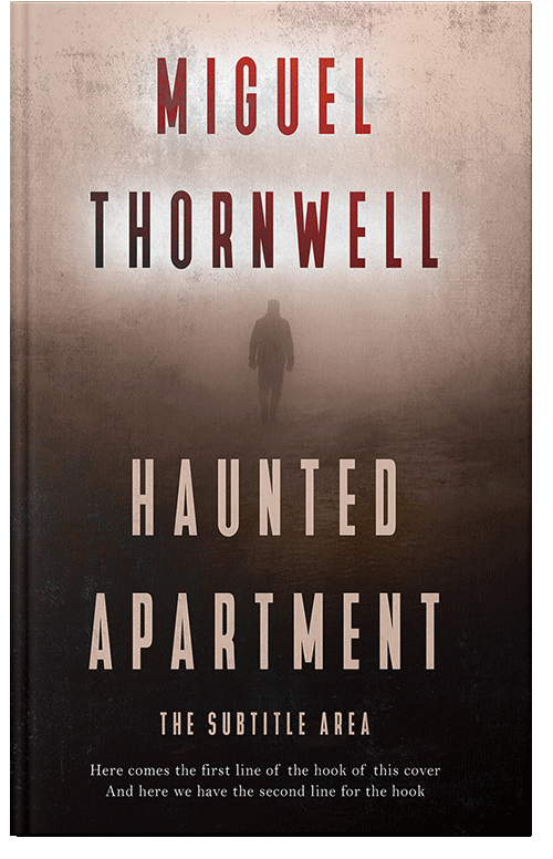 Front view of Clam Shell #17471 - Premade Mystery & Thriller & Suspense Book Cover