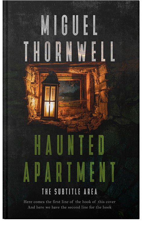 Front view of Rangoon Green #17476 - Premade Horror Book Cover