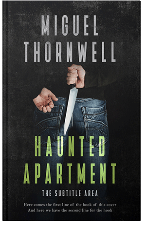 Pre Made Book Cover Black