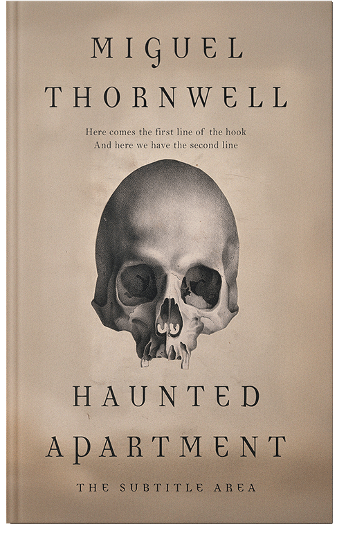 Front view of Indian Khaki #17485 - Premade Horror Book Cover