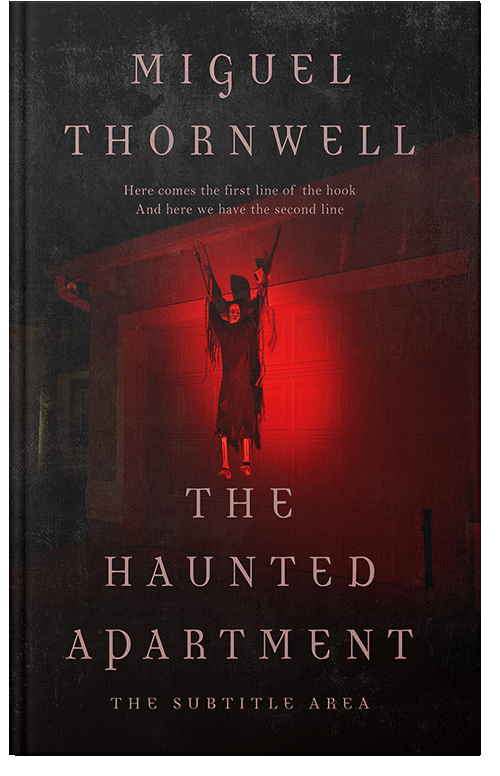 Front view of Premade Horror Book Cover - Asphalt