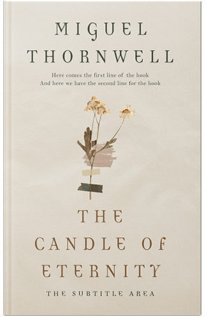 Pre Made Book Cover Pearl Bush