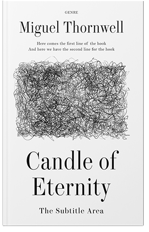 Pre Made Book Cover Silver