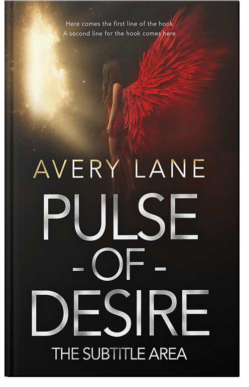 Front view of Tan #17523 - Premade Fantasy Book Cover