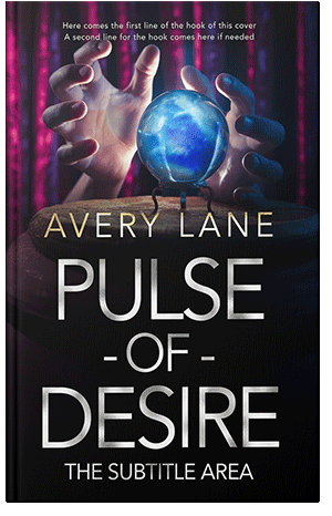 Pre Made Book Cover Lily