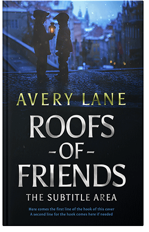 Pre Made Book Cover Ebony