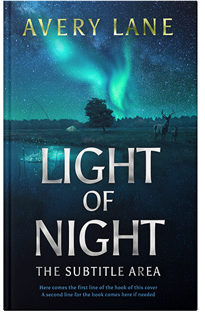 Pre Made Book Cover Black Pearl